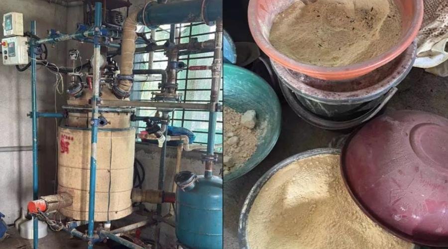 Operation White Coldron: वलसाड में अल्प्राजोलम बनाने वाली गुप्त फैक्ट्री का भंडाफोड़, चार गिरफ्तार