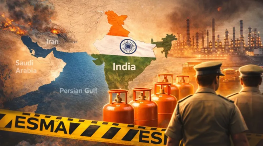 मिडिल ईस्ट तनाव का असर भारत पर: सरकार ने LPG सप्लाई बचाने के लिए ECA और ESMA लागू किया
